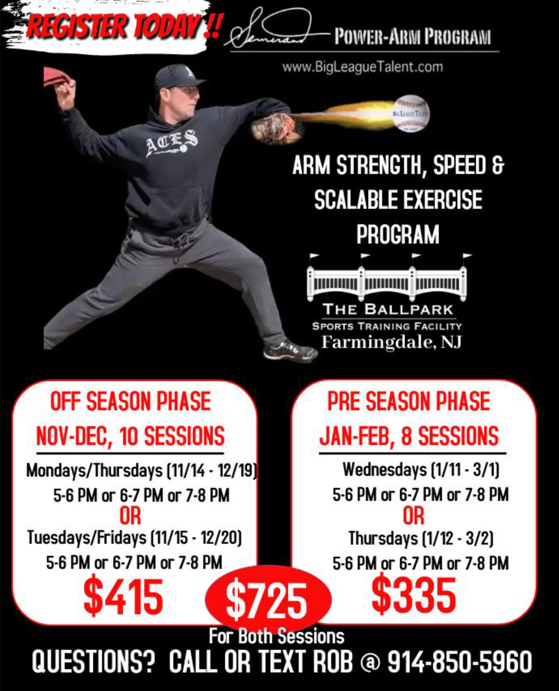 Big League Talent 2023 Power Arm Program Big League Talent 2023 Power Arm Program